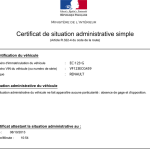 Certificat de Non-Gage